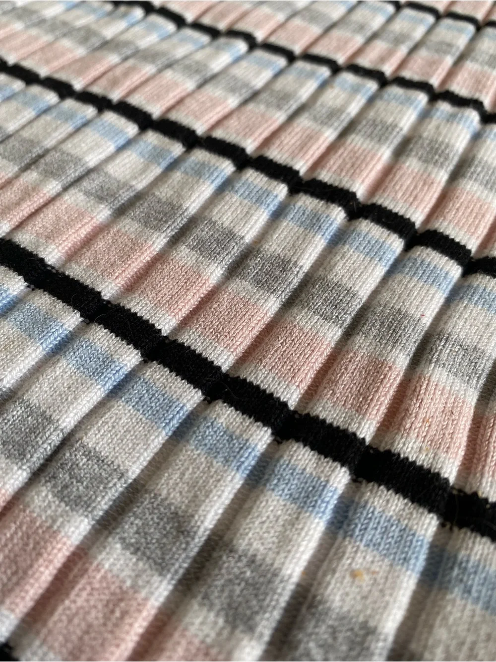 H&M Pink Striped Ribbed Halter Tank